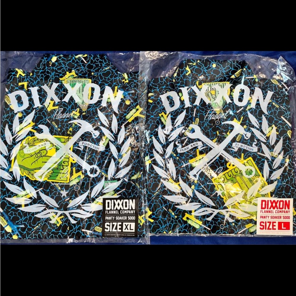 Brand new in bag women’s LARGE Dixxon flannel company “panty soaker 5000”.